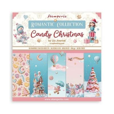 Stamperia - Candy Christmas - 8x8 Double Sided Paper Pad