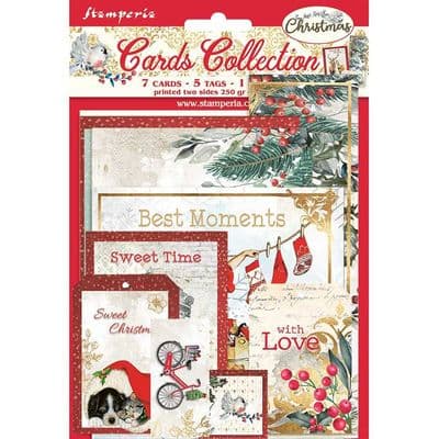 Stamperia - Cards Collection - Romantic Christmas