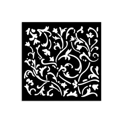 Stamperia  - Masquerade Thick Stencil 12x12cm Ornaments (KSTDS11)
