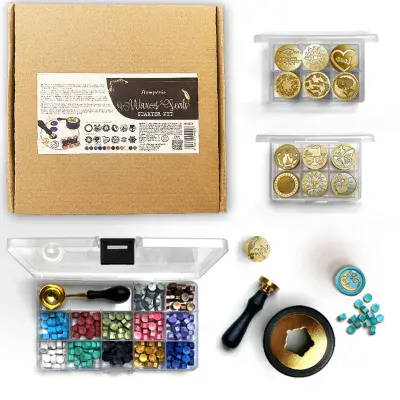 Stamperia  - Masquerade Wax And Seals Starter Set (WAXSTX)