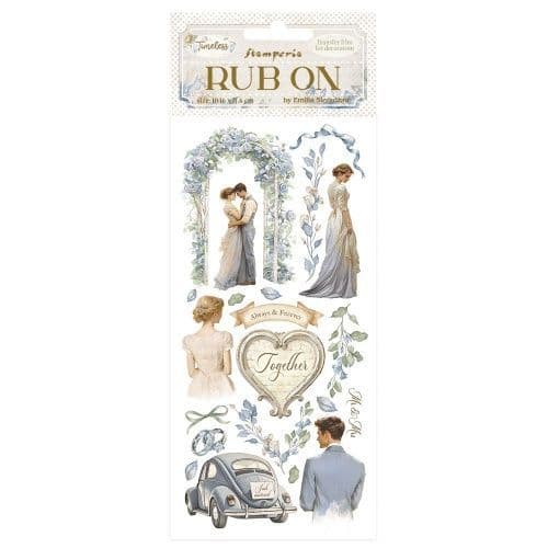 Stamperia - Timeless - Rub On Wedding
