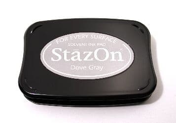 StazOn Tsukineko Solvent Ink Pad - Dove Grey