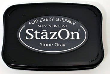 StazOn Tsukineko Solvent Ink Pad - Stone Grey