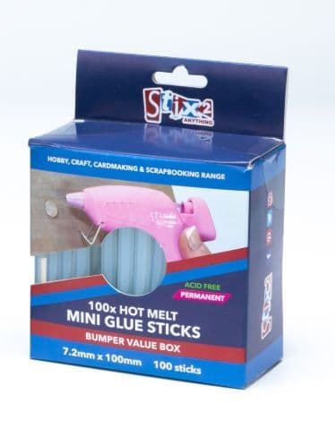 Stix 2 - Hot Melt Mini Glue Sticks Pack 100