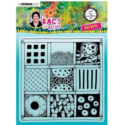 Studio Light - Art By Marlene - Back to Nature Collection -  Bug Hotel Stamp Set