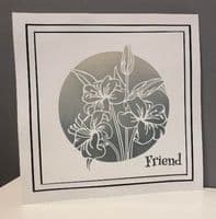 Sweet Poppy Stencil: Lily Circle