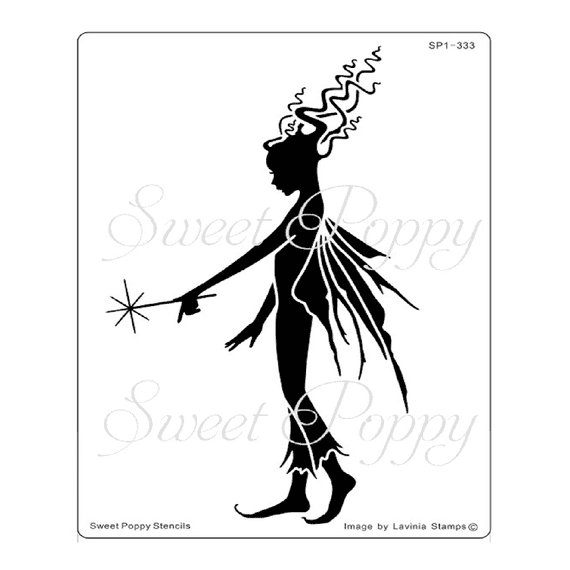 Sweet Poppy Stencil: Wisdom