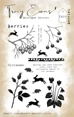 TE055 - Tracy Evans -Berries (A6 Stamp)