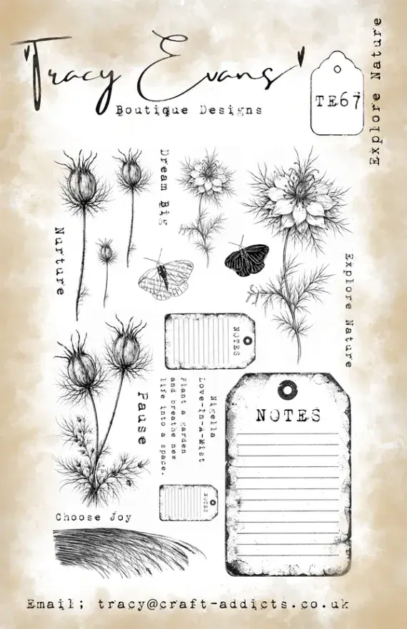 TE067 - Tracy Evans -Explore Nature (A5 Stamp)