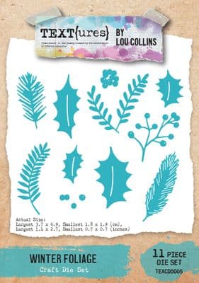 TEXT{ures} Winter Foliage Craft Die Set