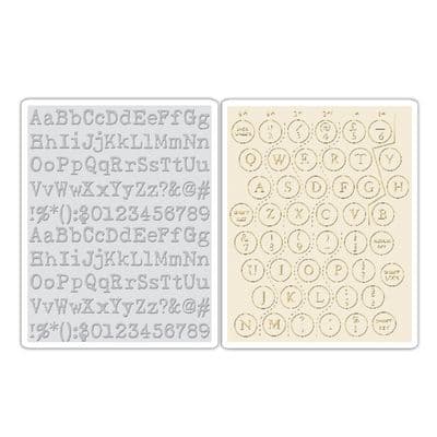 Texture Fades Embossing Folders