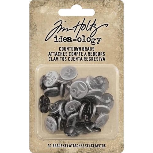 TH93679 Tim Holtz® Idea-ology™ Countdown Brads