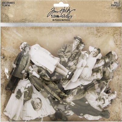 TH93796 Tim Holtz® Idea-ology™ - Baseboard Dolls