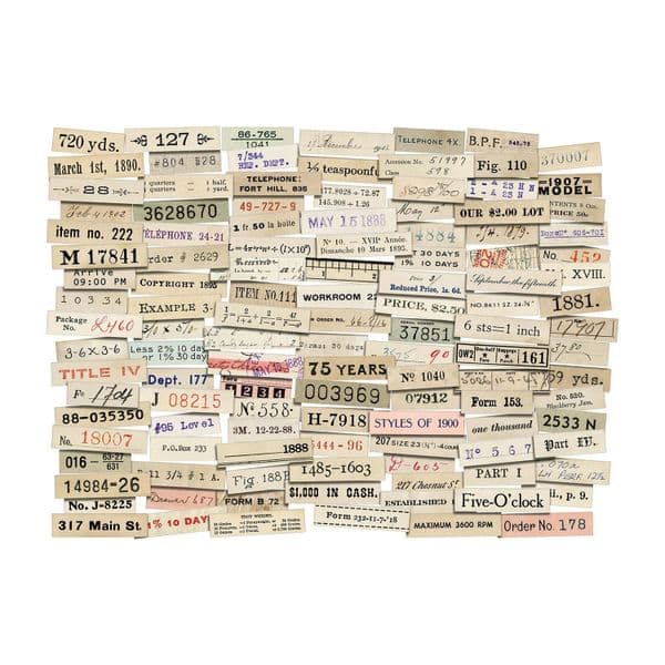 TH94222 - Tim Holtz® Idea-ology™ - Ephemera Pack Snippets - Number Strips