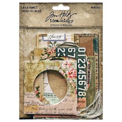 TH94372 - Tim Holtz® Idea-ology - Layer Frames, Montage