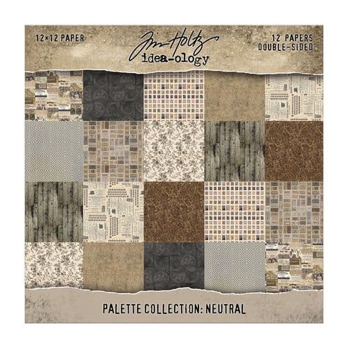 TH94459 Tim Holtz® Palette Collection: Neutral (12"x12")
