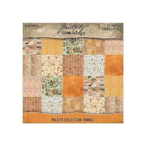 TH94471 Tim Holtz® Palette Collection: Orange (8"x8")