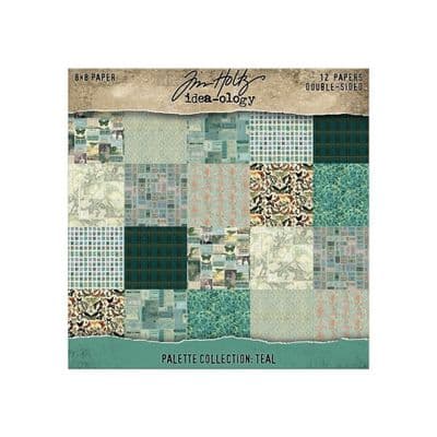 TH94475 Tim Holtz® Palette Collection: Teal (8