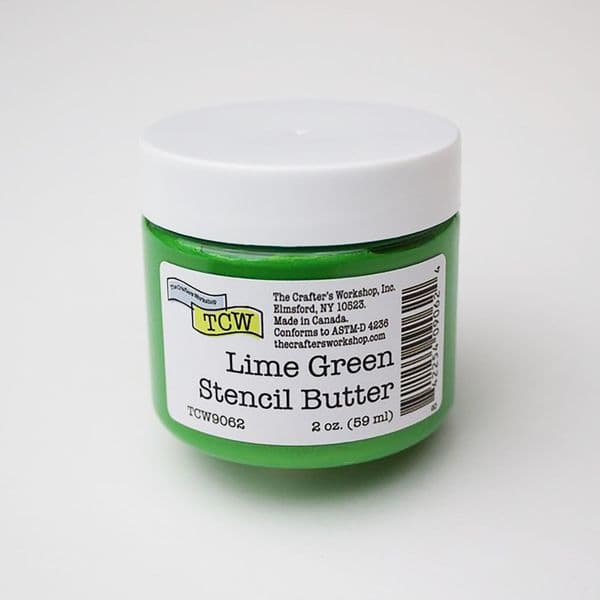 The Crafter's Workshop Stencil Butter 2oz - Lime Green