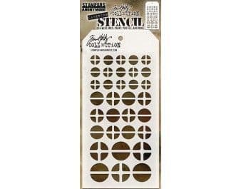 THS087  Tim Holtz Layering Stencil - Screwed