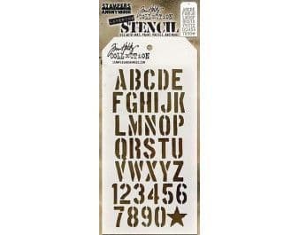 THS089  Tim Holtz Layering Stencil - Crate