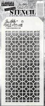 THS158  Tim Holtz Layering Stencil - Focus