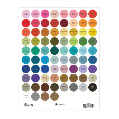 Tim Holtz® Distress Large Round Label Sheet - Black