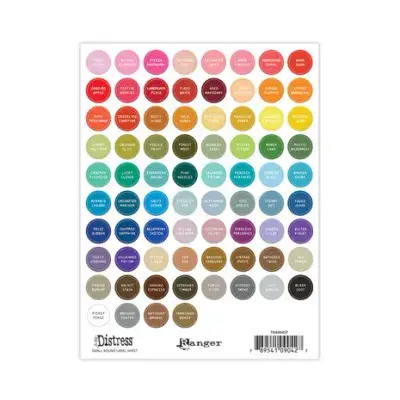 Tim Holtz® Distress Large Round Label Sheet - White