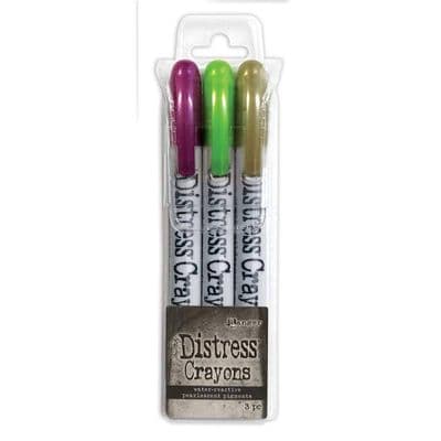 Tim Holtz® Distress Pearl Crayons 2022 - Halloween Set #4
