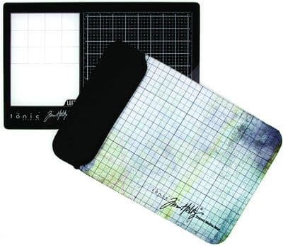 Tim Holtz - Tonic Studios - Travel Glass Media Mat - Left-Handed