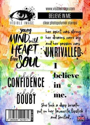 Visible Image Clear Stamp Set - Believe in Me