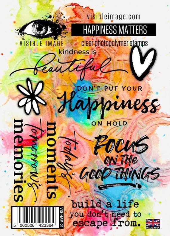 Visible Image Clear Stamp Set - Happiness Matters