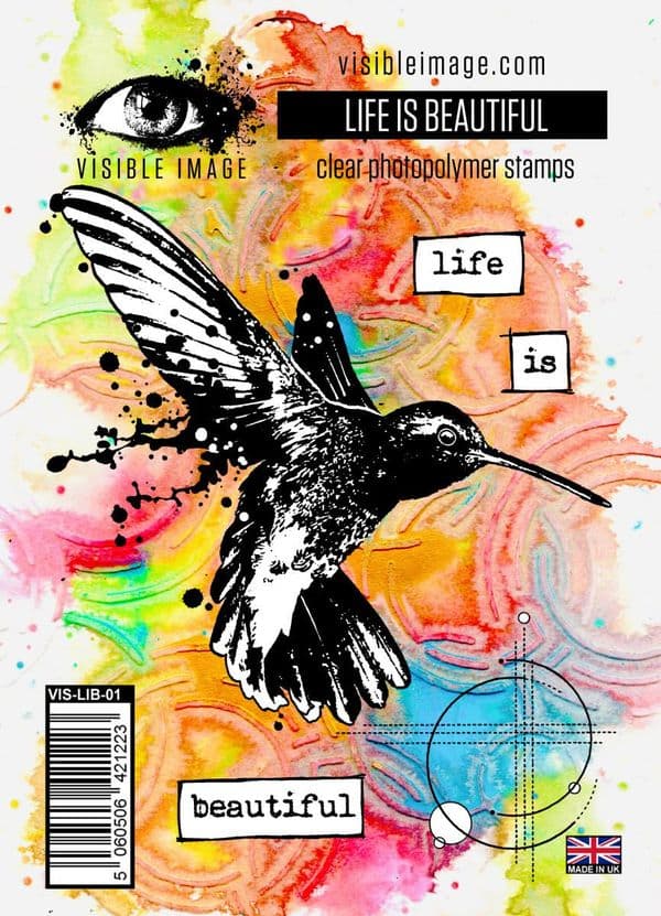 Visible Image Clear Stamp Set - Life Is Beautiful