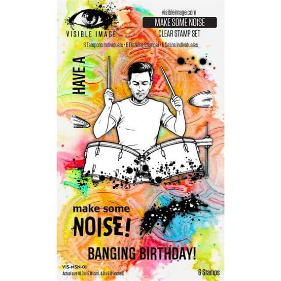 Visible Image Clear Stamp Set - Make Some Noise