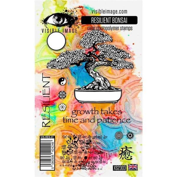 Visible Image Clear Stamp Set - Resilient Bonsai