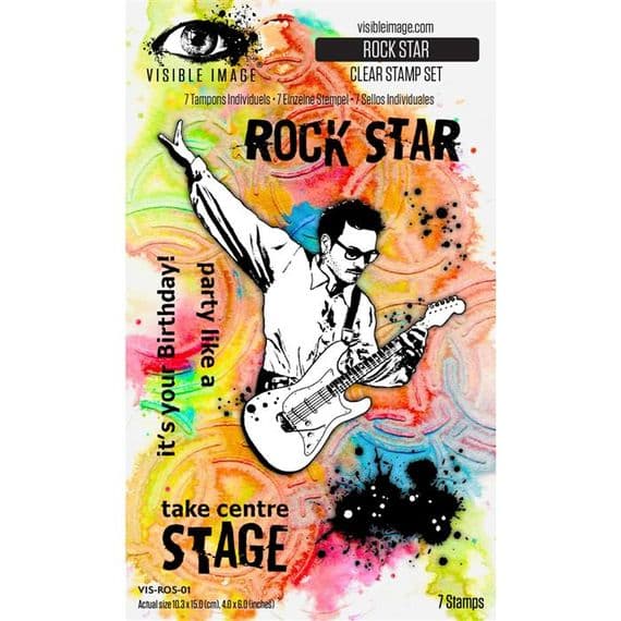 Visible Image Clear Stamp Set - Rock Star