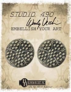 Wendy Vecchi, Studio 490, Embellish Your Art - Antique Round Buttons