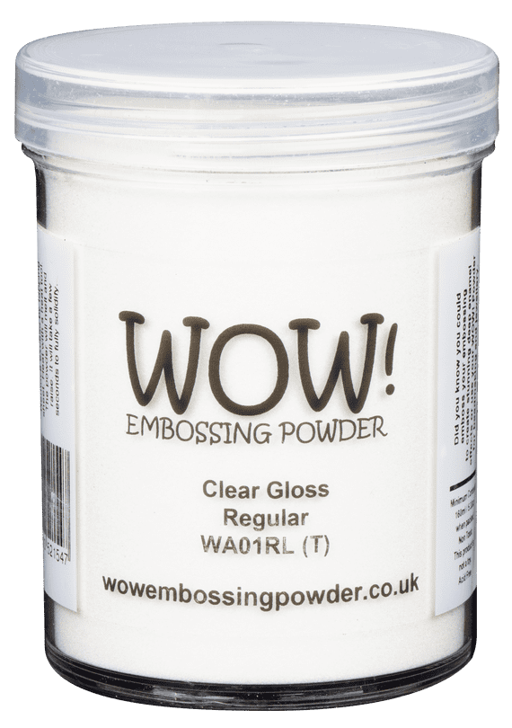 WOW! Clear Gloss Embossing Powder Regular Large Jar 160ml
