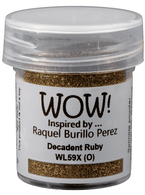 WOW! Embossing Powders 15ml - Decadent Ruby*Raquel Burillo Perez*