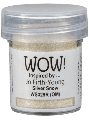 WOW! Embossing Powders 15ml - Inspired by Jo Firth-Young Silver Snow