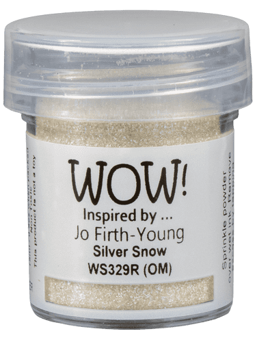 WOW! Embossing Powders 15ml - Inspired by Jo Firth-Young Silver Snow