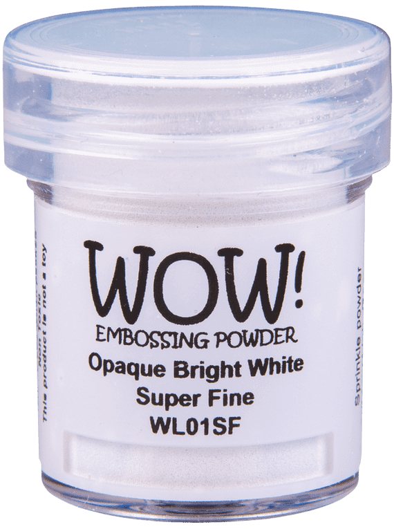WOW! Embossing Powders 15ml - Opaque Bright White Super Fine