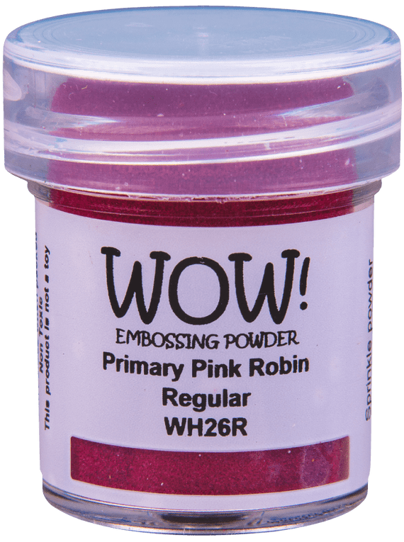 WOW! Embossing Powders 15ml - Primary Pink Robin
