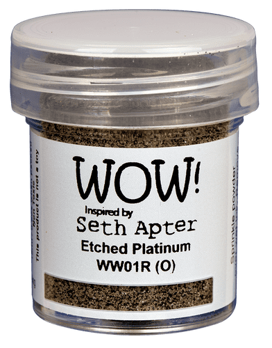 WOW! Embossing Powders 15ml - *Seth Apter* Etched Platinum