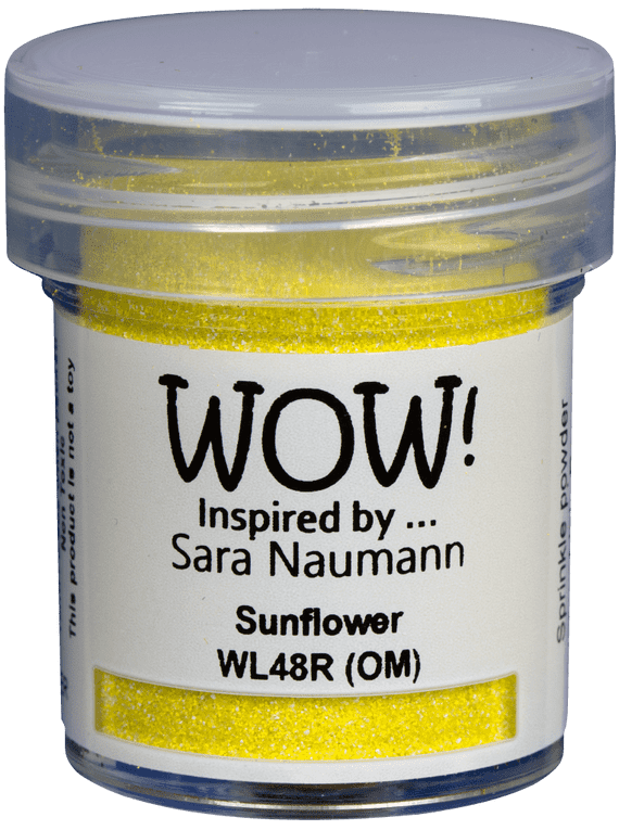 WOW! Embossing Powders 15mls  - Inspired by Sara Naumann - Sunflower
