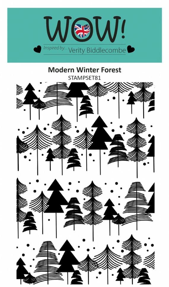 WOW! Modern Winter Forest (by Verity Biddlecombe) - Clear Stamp Set (A6)