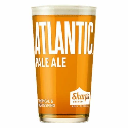 Sharps Atlantic Pale Ale Half Pint Glass Personalised County Engraving