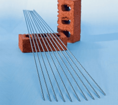 100 Helical bar masonry/brickwork crack repair stitching Bars 6mm