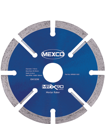 115mm  Mortar Raker Blade