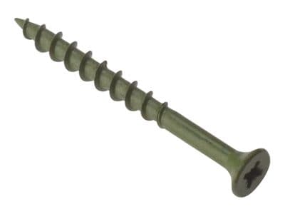 Decking Screw Green 5.0 x 100mm Box 100